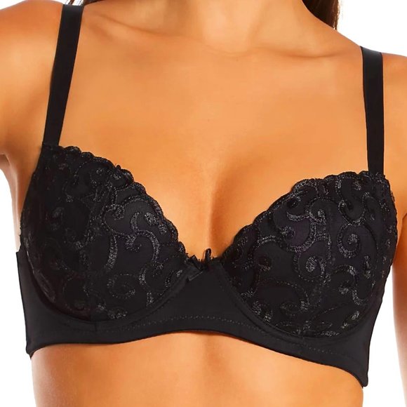 Valmont Molded Lift Underwire Bra, Black - 1802 - Picture 1 of 1